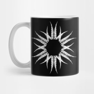 Mandala Spiky White Mug